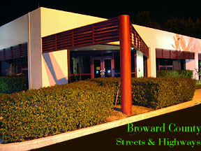 front of Admin building